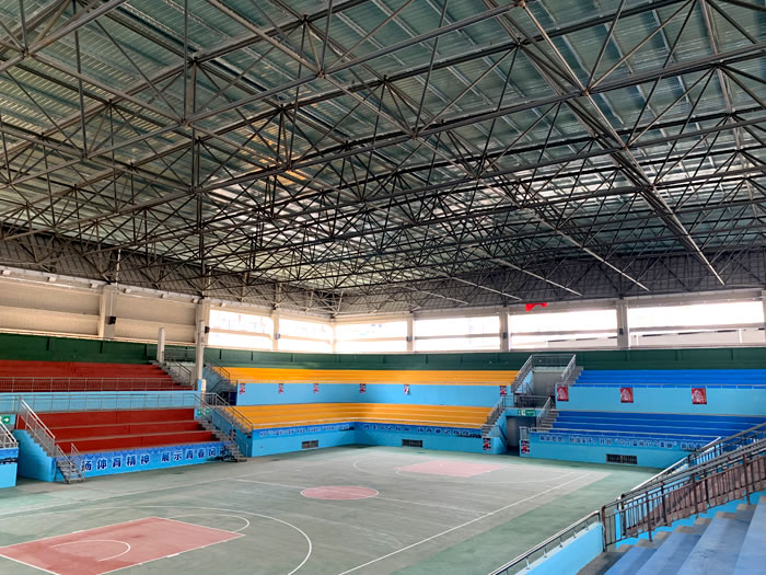 义马富川体育馆网架